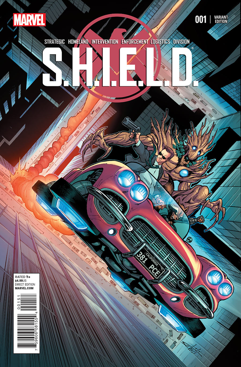Illustration for article titled In The First SHIELDÂ Comic, Coulson and Crew Meet All the Marvel Heroes